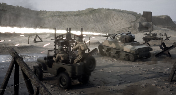 Screenshot z Beach Invasion 1944