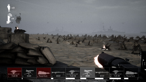 Screenshot z Beach Invasion 1944