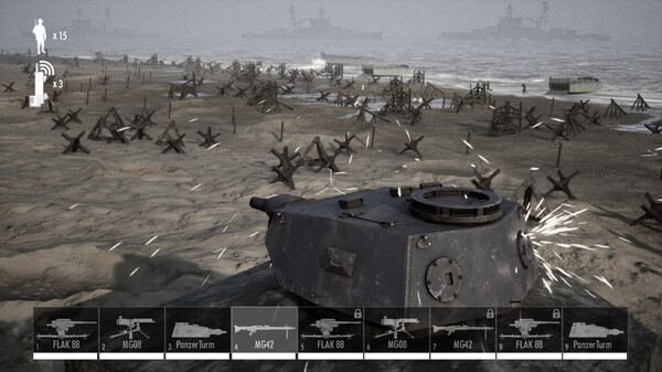 Screenshot z Beach Invasion 1944