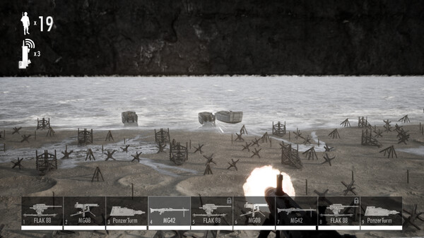 Screenshot z Beach Invasion 1944