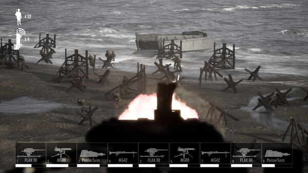 Screenshot z Beach Invasion 1944