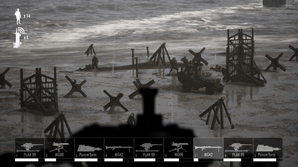 Screenshot z Beach Invasion 1944