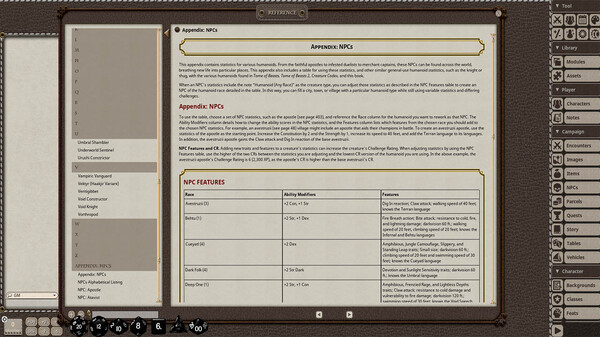 Fantasy Grounds - Tome of Beasts 3 for 5th Edition