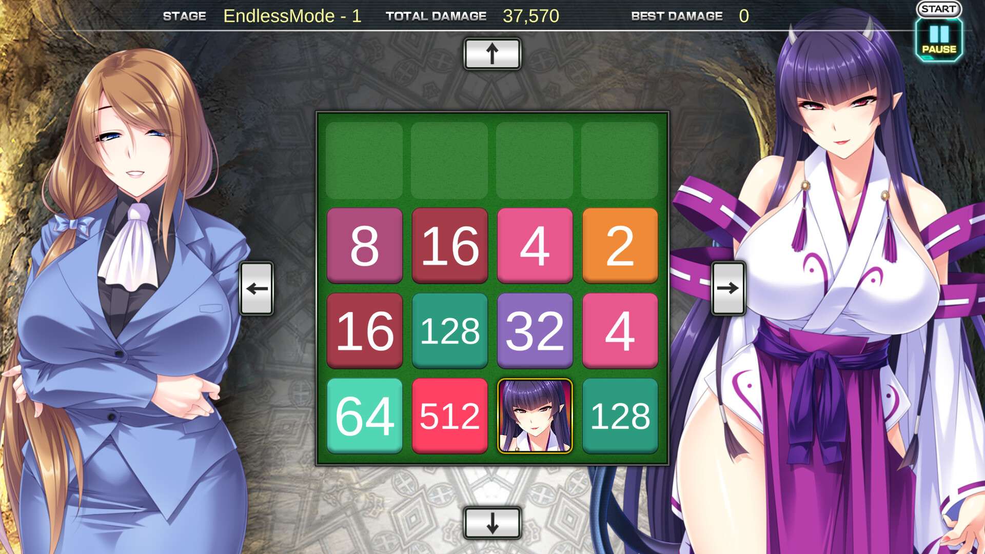 Pretty Girls 2048 Strike screenshot #4