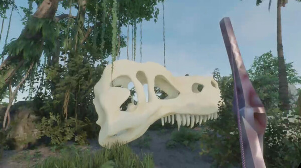 Screenshot z VR Dinosaur Hunter