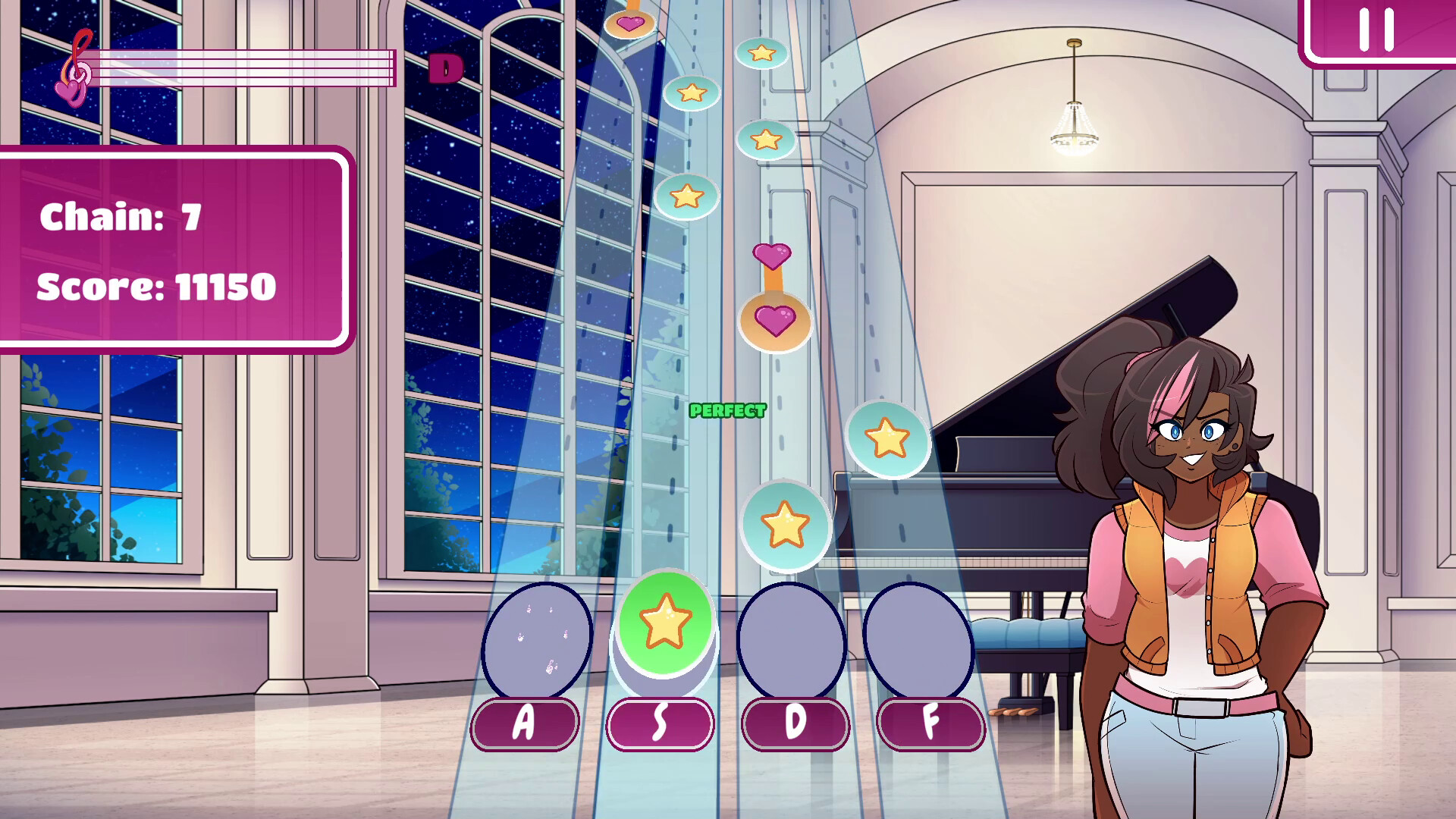 #2. Love's Crescendo (Steam) 由: Snowhaven Studios