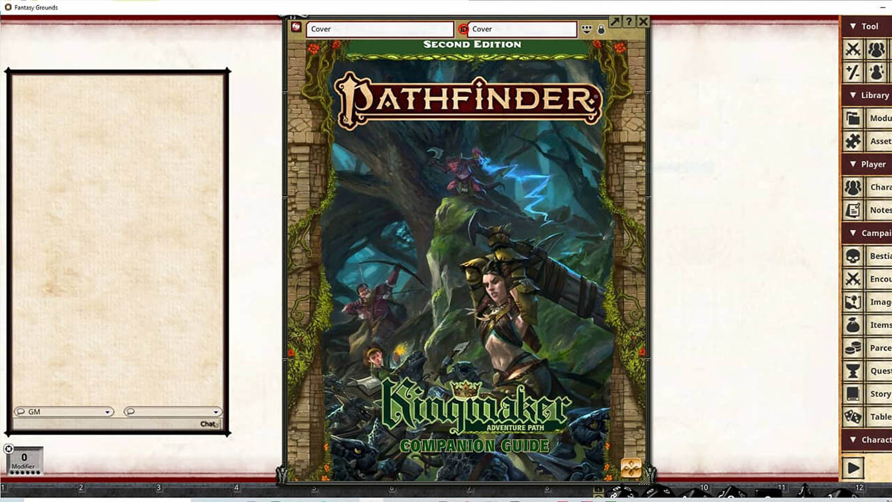 Fantasy Grounds - Pathfinder 2 RPG - Kingmaker Companion Guide Featured Screenshot #1