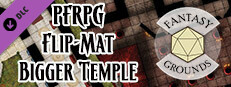 Fantasy Grounds - Pathfinder RPG - Pathfinder Flip-Mat: Bigger Temple Small Capsule Image