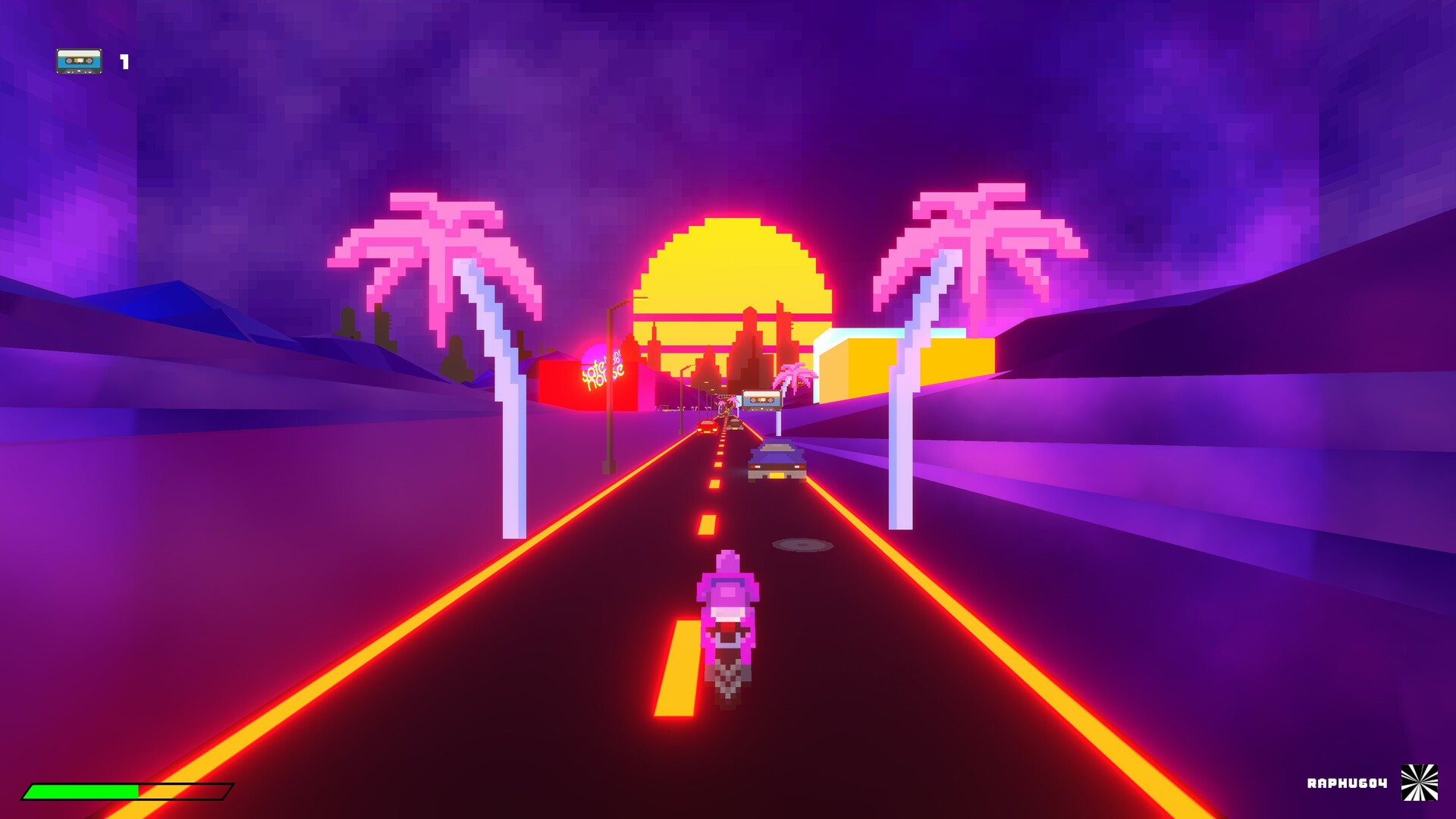 #5. Nightshift (Steam) بواسطة: Glitched Polygons