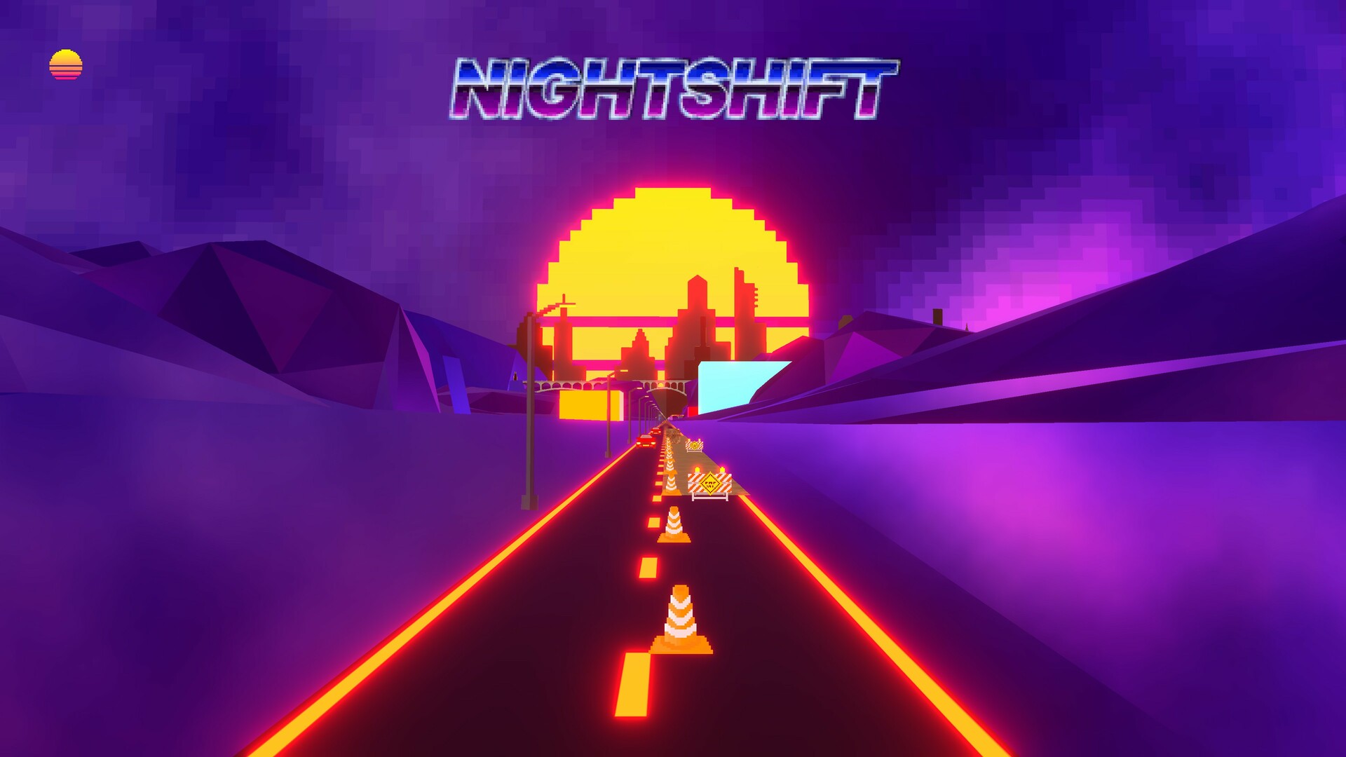 #3. Nightshift (Steam) بواسطة: Glitched Polygons
