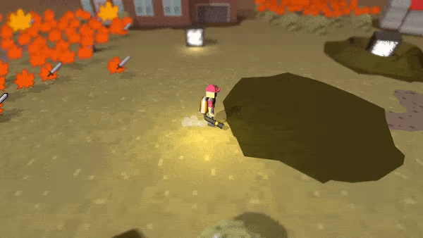 Leaf Blower Man video 5