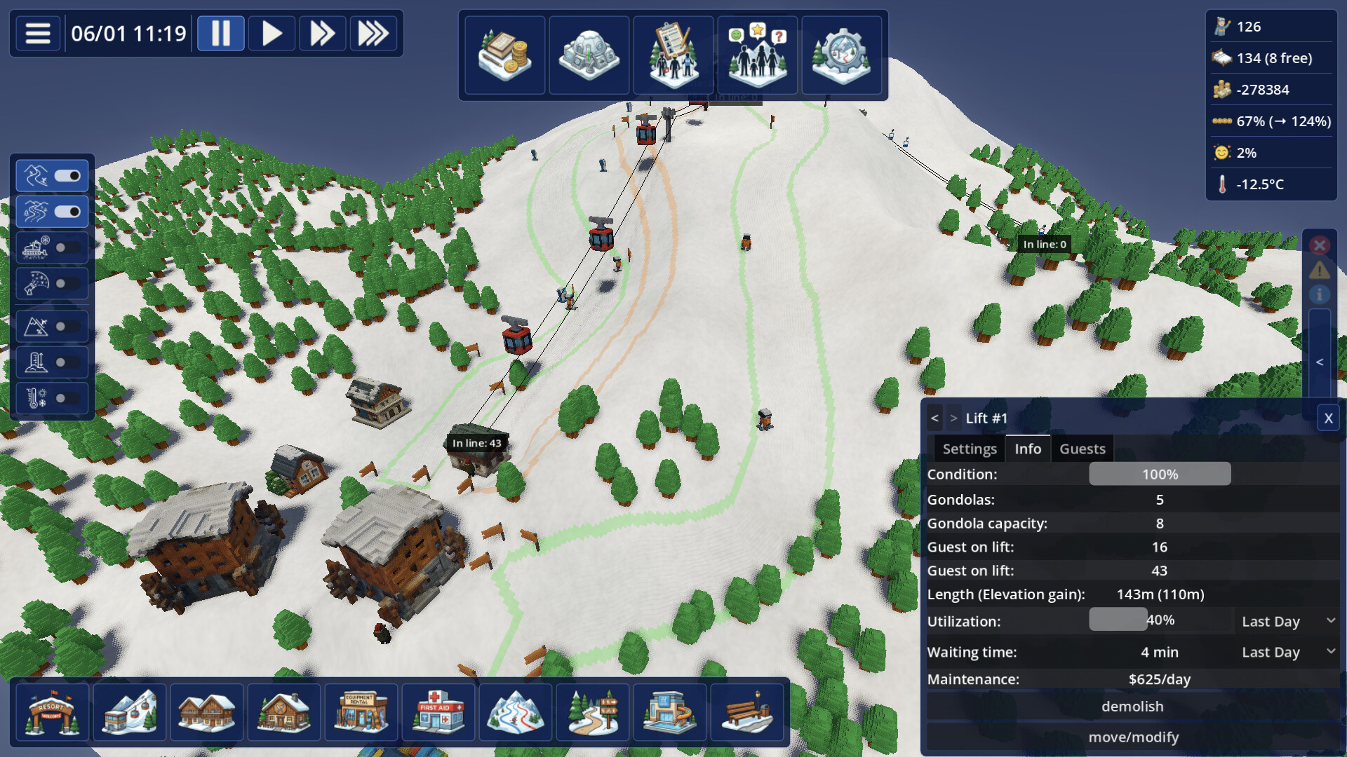 Mountain Resort Manager screenshot #1