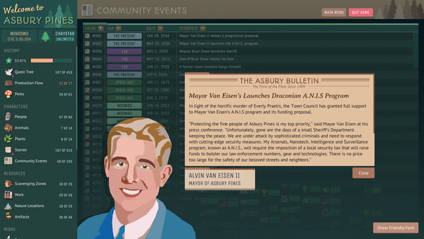 Screenshot of Asbury Pines