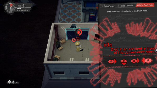 Скриншот из DEATH NOTE Killer Within