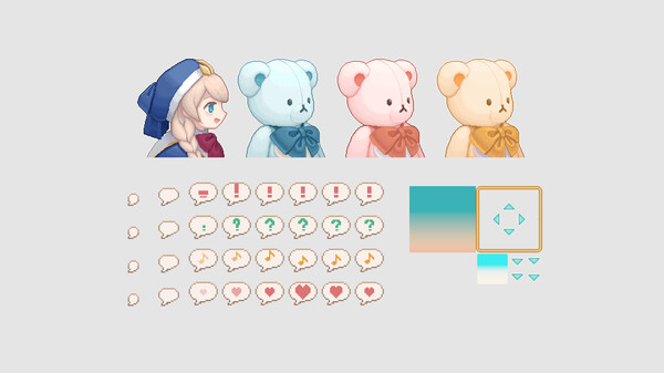 KHAiHOM.com - RPG Maker MZ - Pastel Kawaii Assets