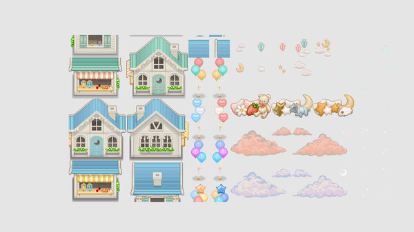 KHAiHOM.com - RPG Maker MZ - Pastel Kawaii Assets - Mini Version