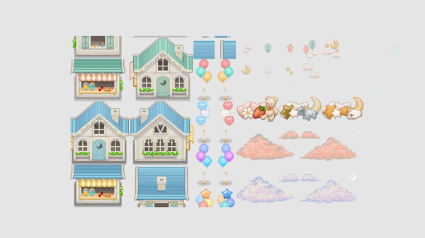 RPG Maker MV - Pastel Kawaii Assets - Mini Version