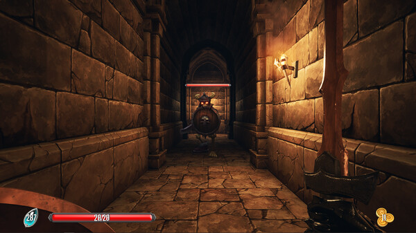 Screenshot of Get To The Gate gameplay showing in-action mechanics