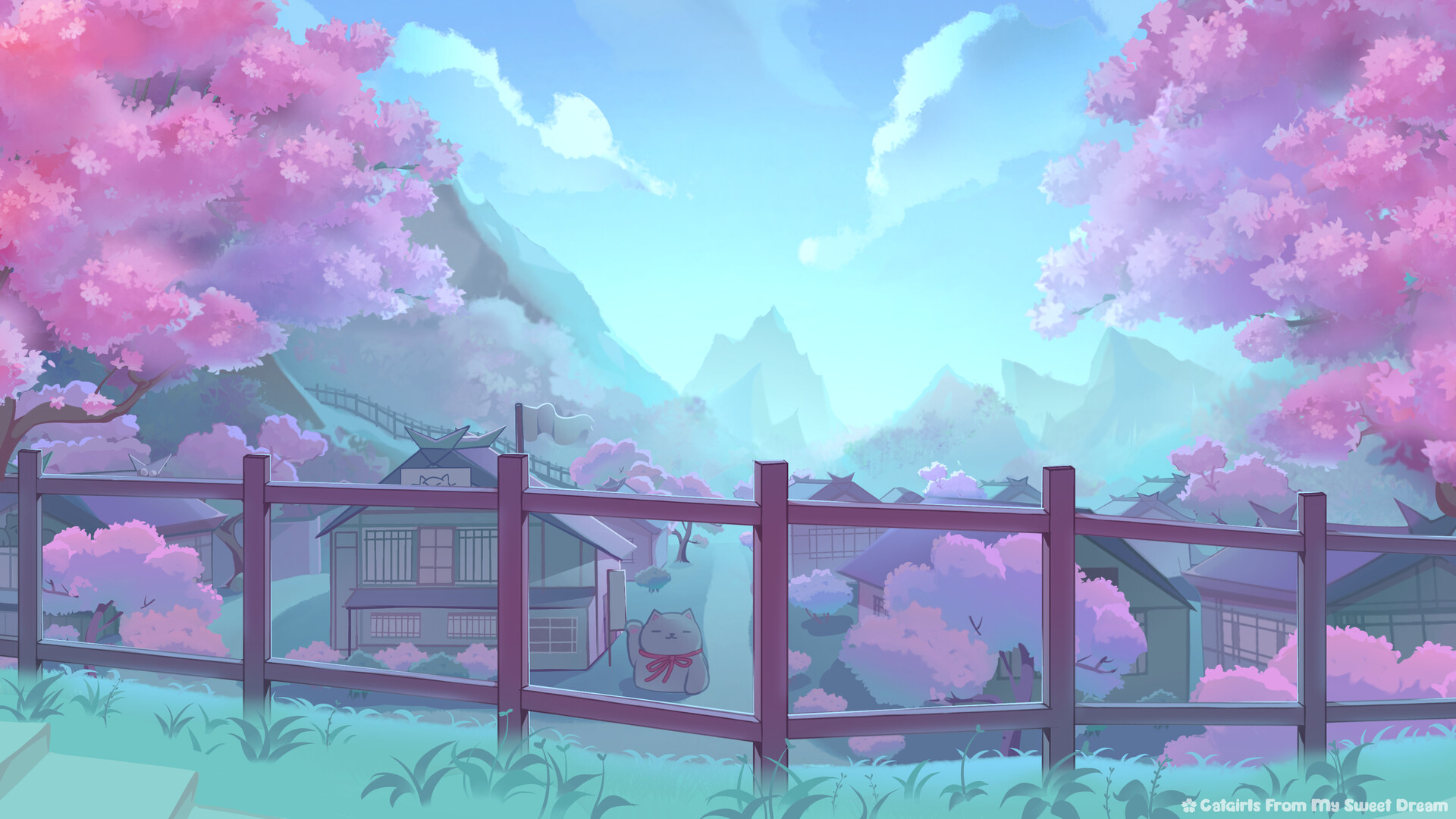 Catgirls From My Sweet Dream - Wallpapers pack Featured Screenshot #1