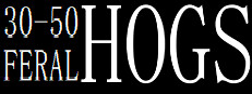 30-50 Feral Hogs