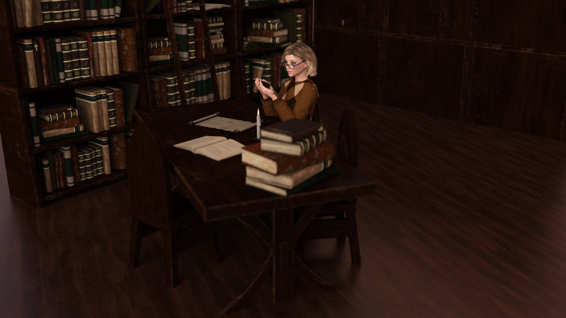 Emma - In the Library