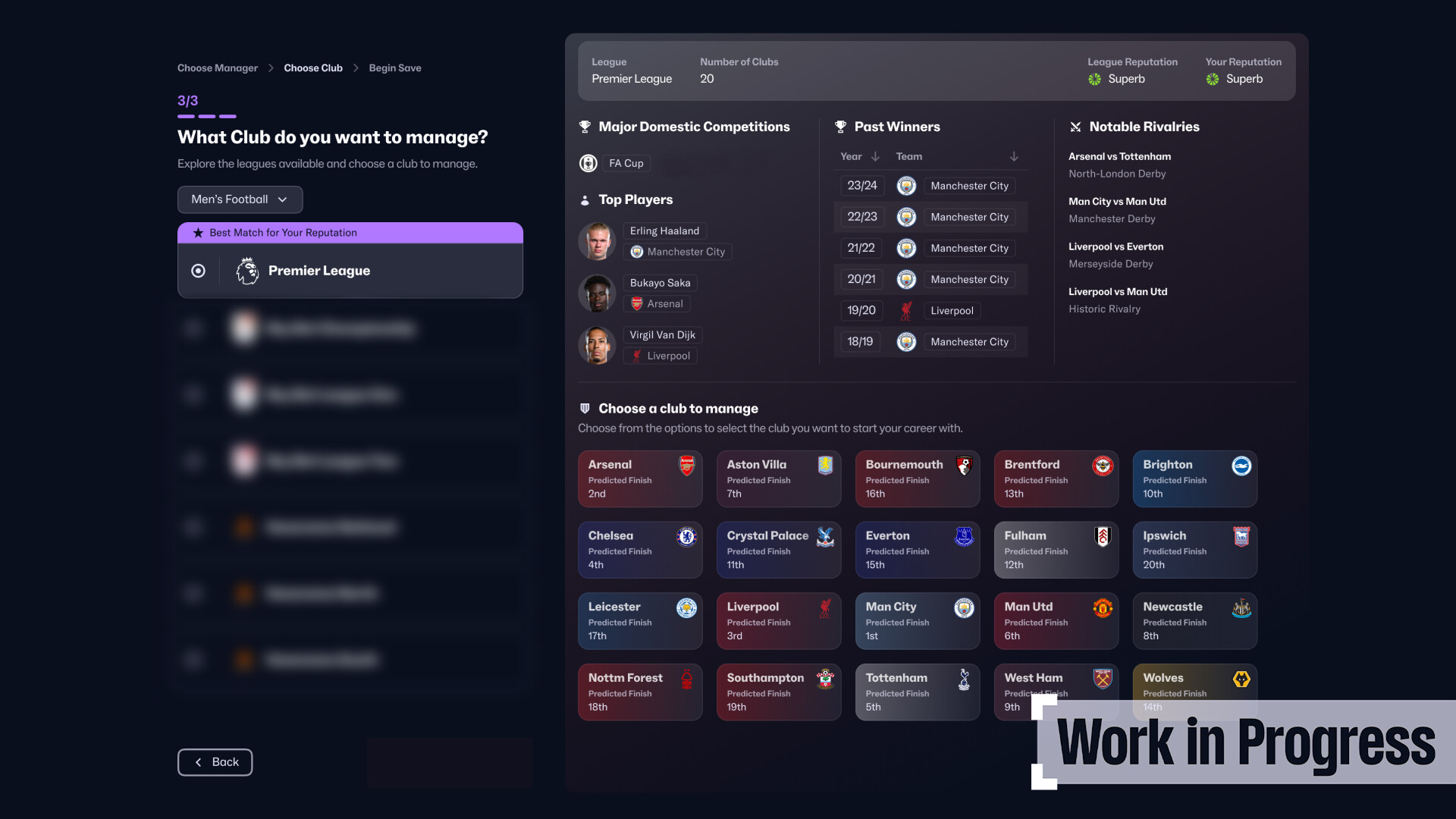 Football Manager 25 gameplay screenshot 1