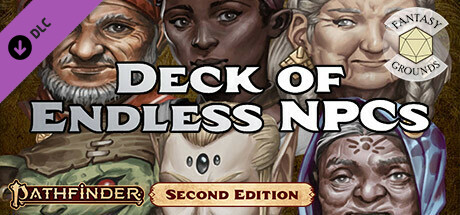 Fantasy Grounds - Pathfinder 2 RPG - Deck of Endless NPCs