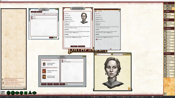 Fantasy Grounds - Pathfinder 2 RPG - Deck of Endless NPCs