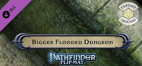 Fantasy Grounds - Pathfinder RPG - Pathfinder Flip-Mat: Bigger Flooded Dungeon Header Image