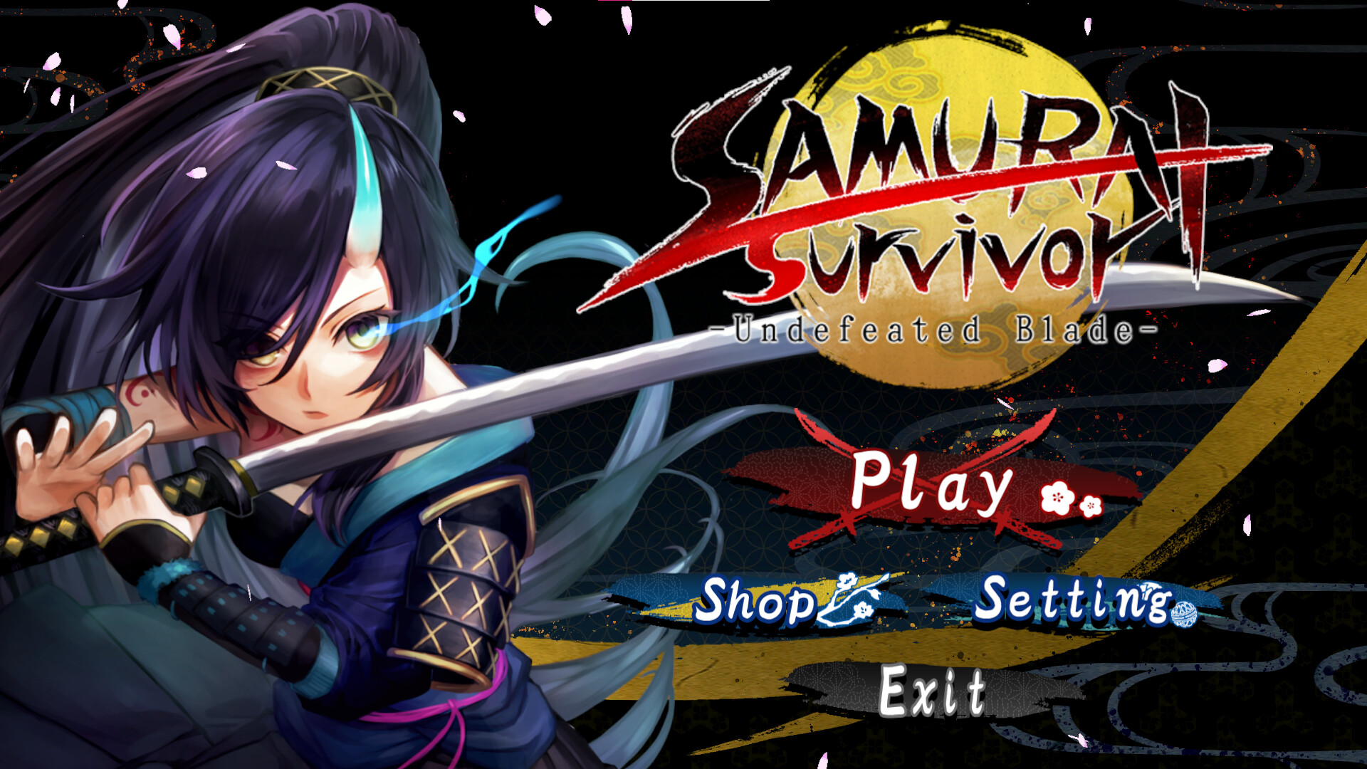 #7. SAMURAI Survivor -Undefeated Blade- (Steam) Podle: indiegamesjapan