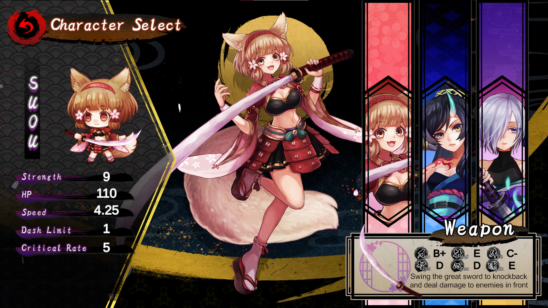 #9. SAMURAI Survivor -Undefeated Blade- (Steam) Podle: indiegamesjapan