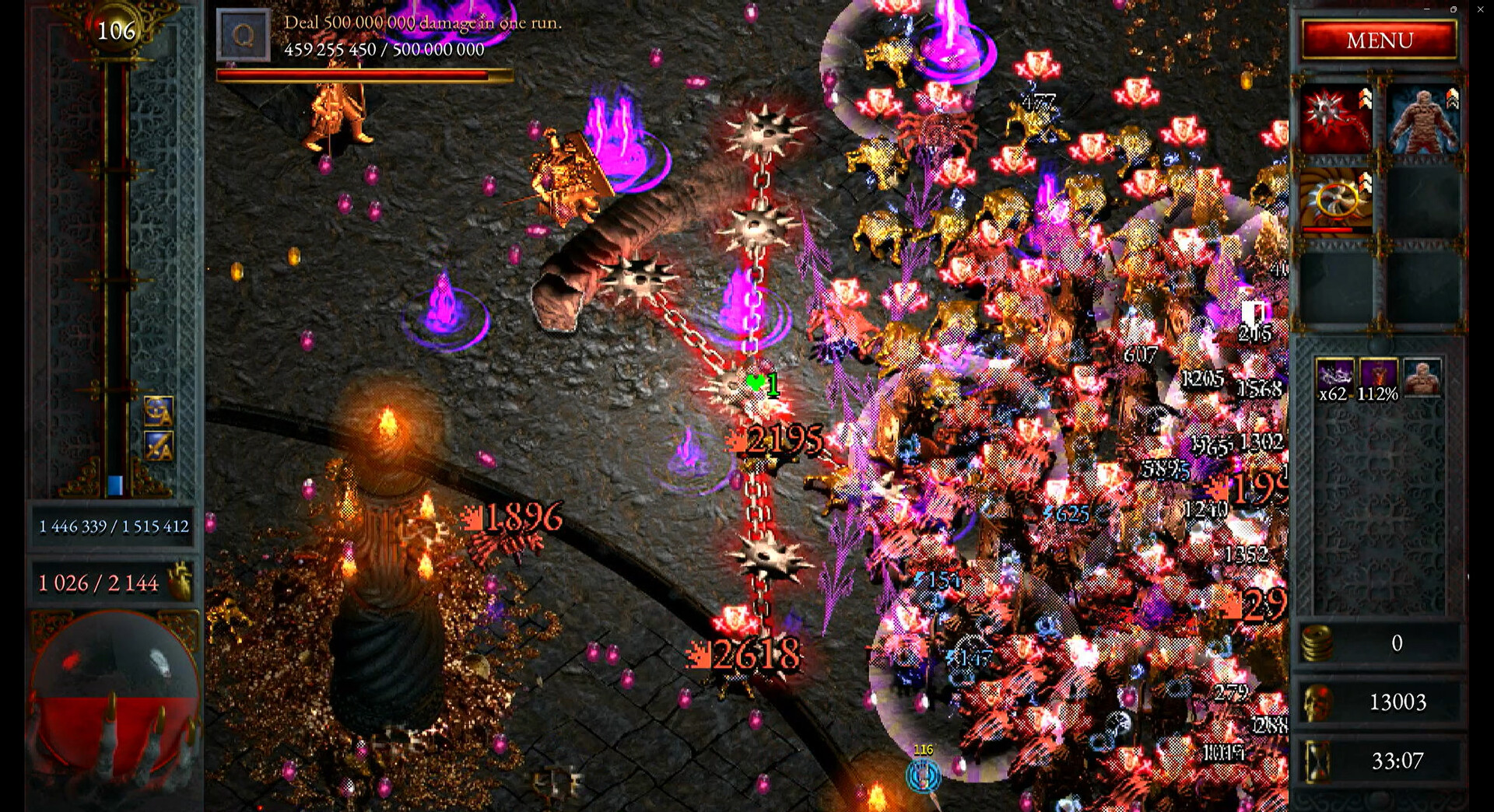 screenshot of Halls of Torment 9