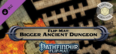 Fantasy Grounds - Pathfinder RPG - Pathfinder Flip-Mat: Bigger Ancient Dungeon Header Image