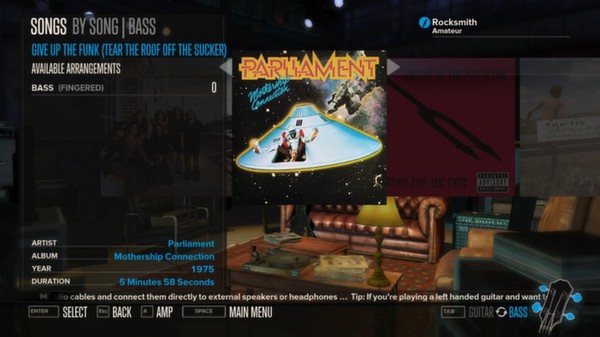 Rocksmith - Parliament - Give Up the Funk (Tear the Roof off Sucker)