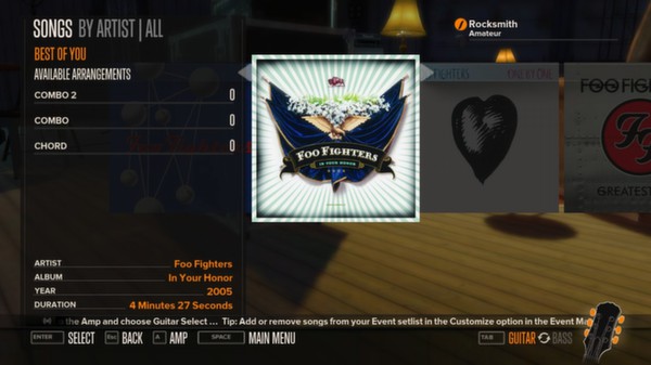 Rocksmith - Foo Fighters - Song Pack