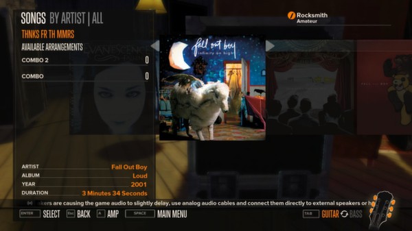 Rocksmith - Fall Out Boy Song-Pack