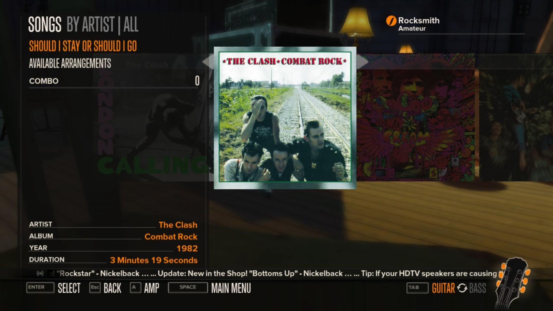 Rocksmith - The Clash - Should I Stay or Should I Go Featured Screenshot #1