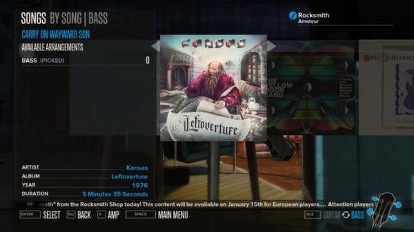 Rocksmith - Kansas - Carry On Wayward Son