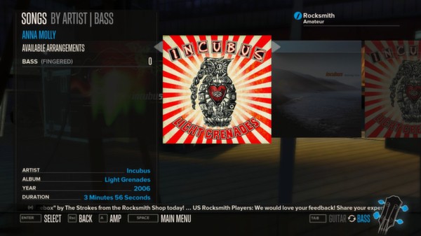 Rocksmith - Incubus - Anna Molly