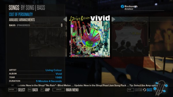 Rocksmith - Living Colour - Cult of Personality