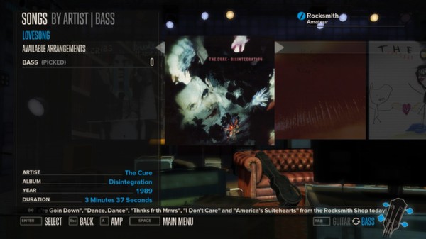 Rocksmith - The Cure - Love Song