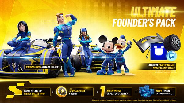 Disney Speedstorm - Ultimate Founder’s Pack