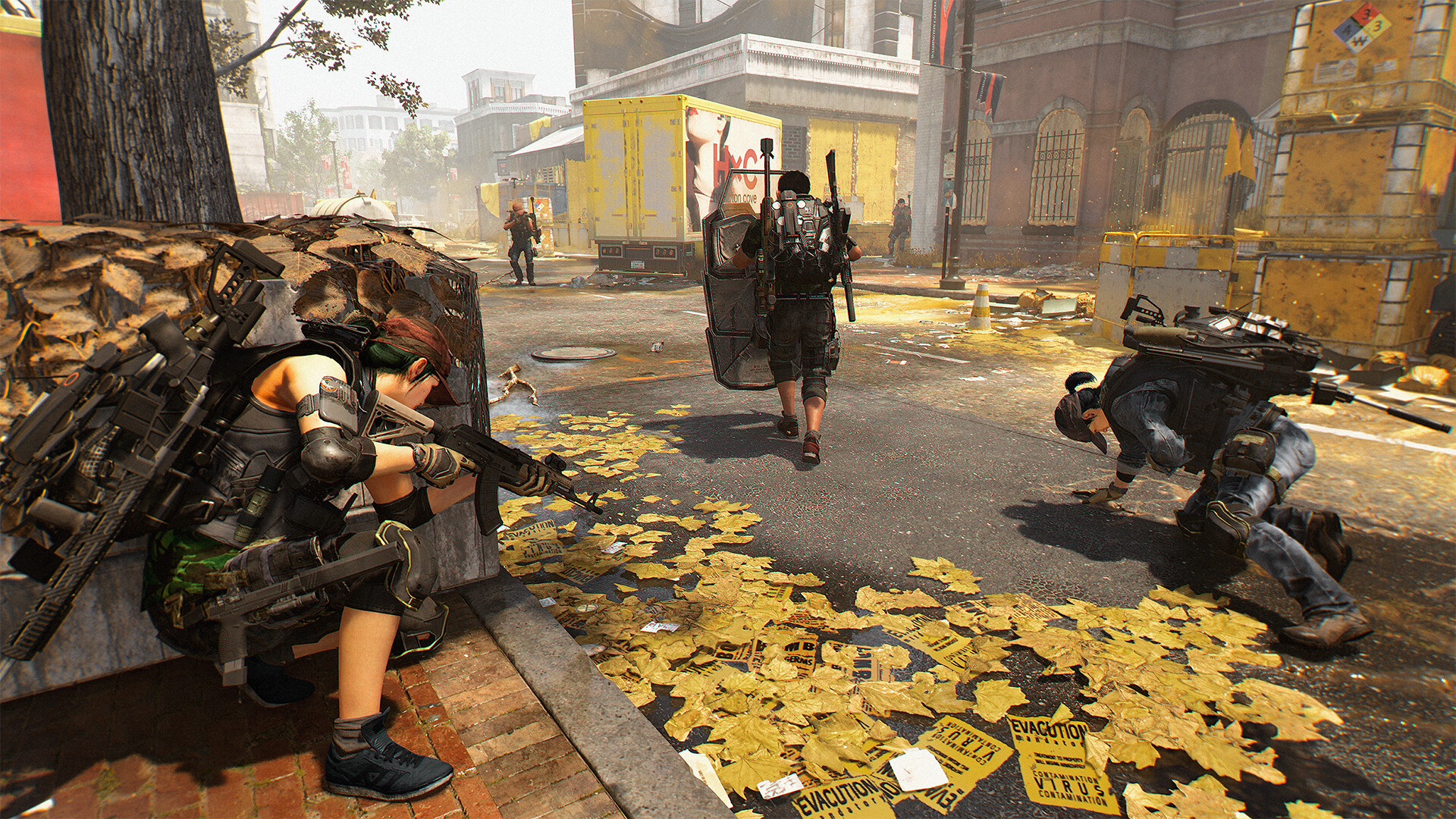 The Division 2 combat in the open world