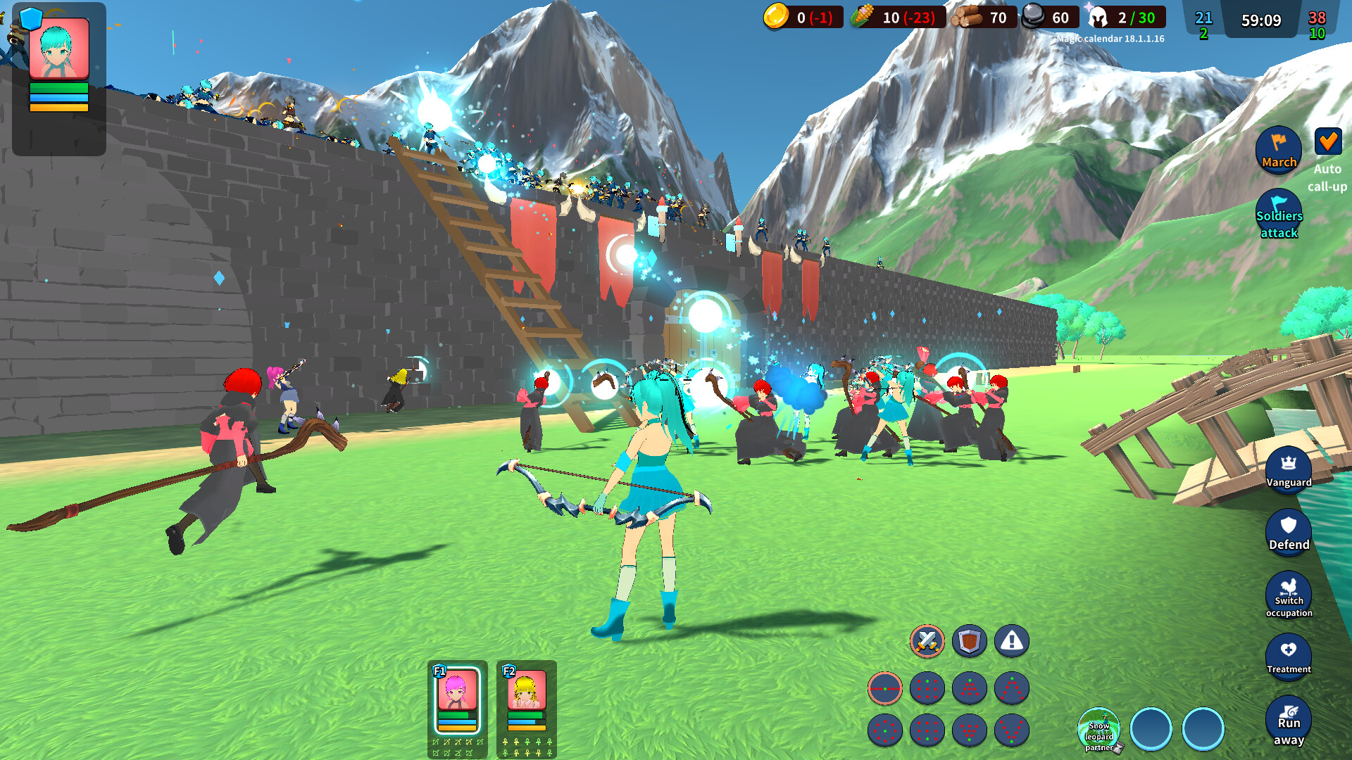 Gorgeous and Fantastic Battle screenshot #4