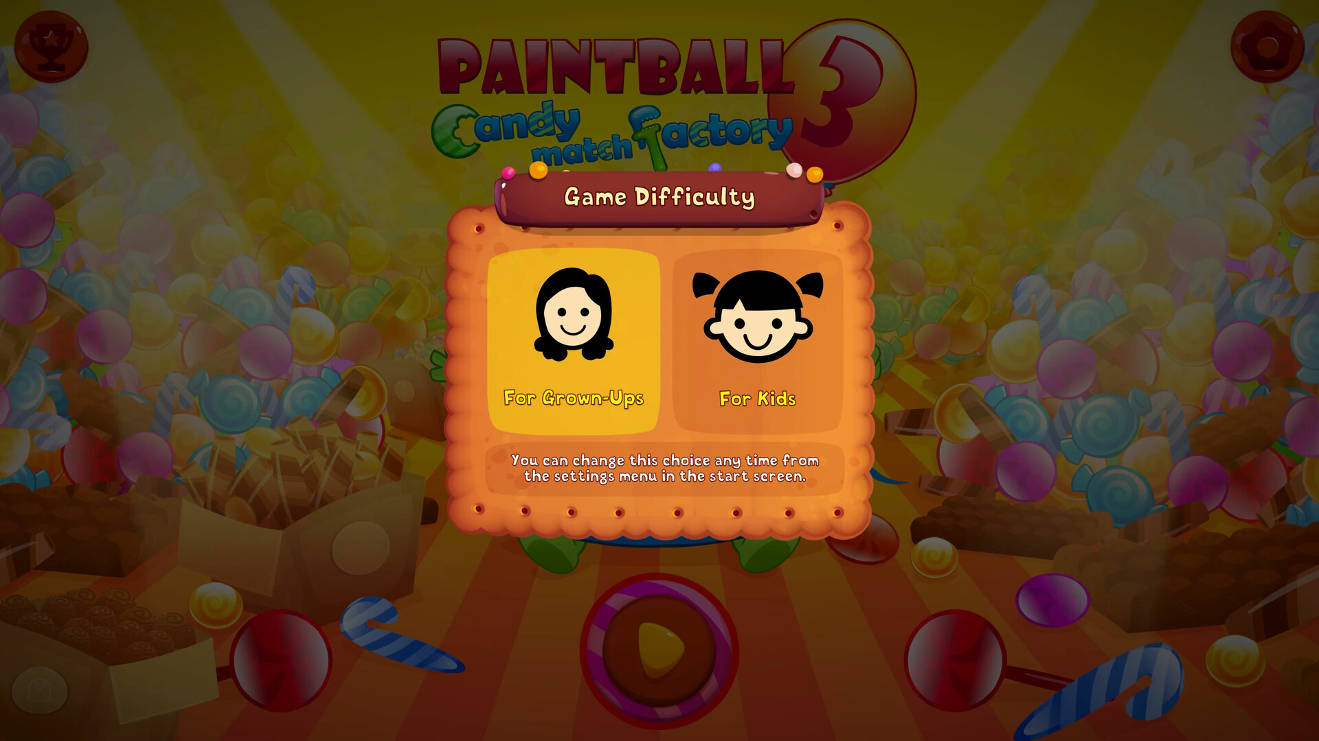 Paintball 3 - Candy Match Factory screenshot #2