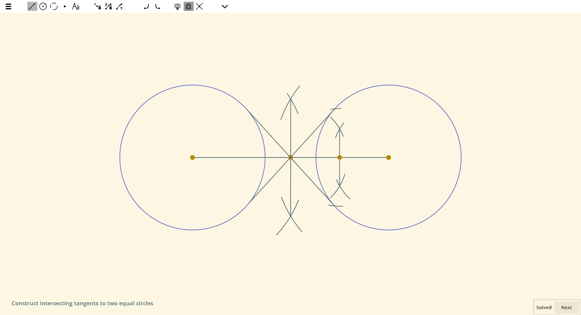 #5. Ecocoru : Euclidean Constructions -- Compass & Ruler (Steam) 由: Sergey Krasnikov