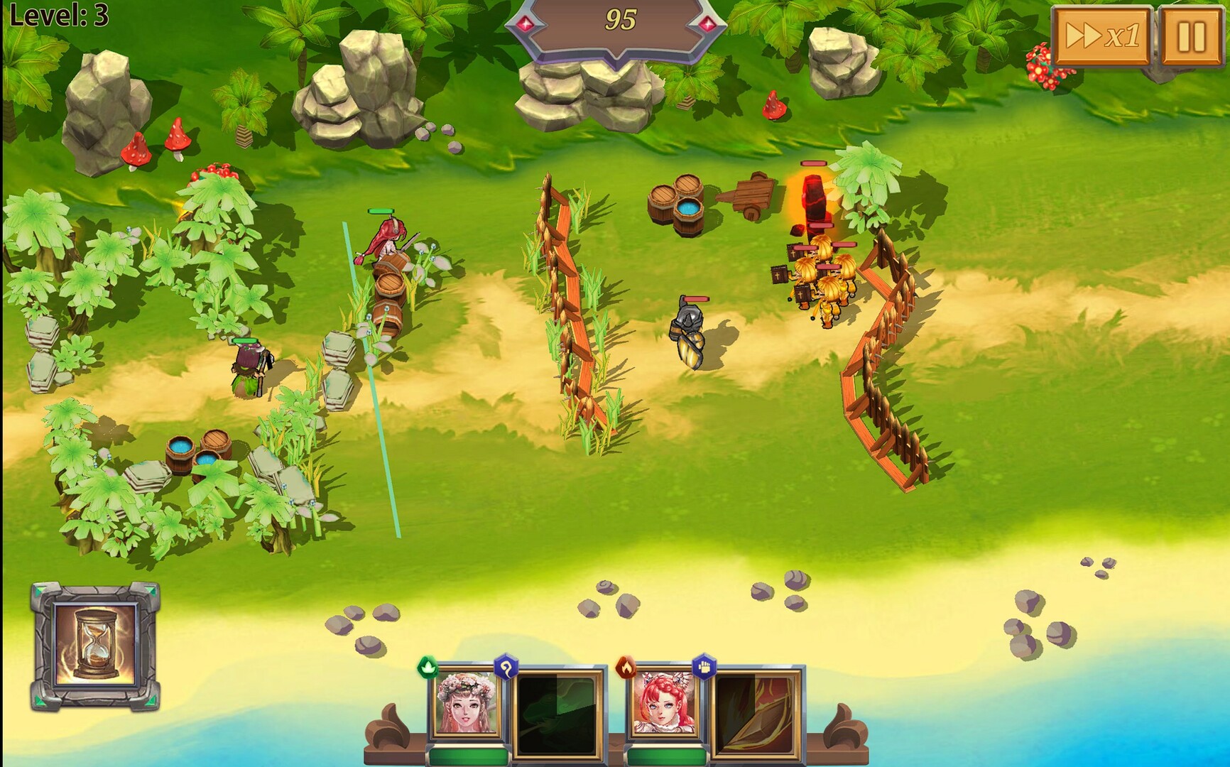 Crystal Maidens: Unleashed screenshot #1