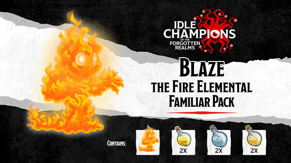 Idle Champions - Blaze the Fire Elemental Familiar Pack