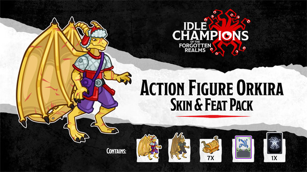 Idle Champions - Action Figure Orkira Skin & Feat Pack