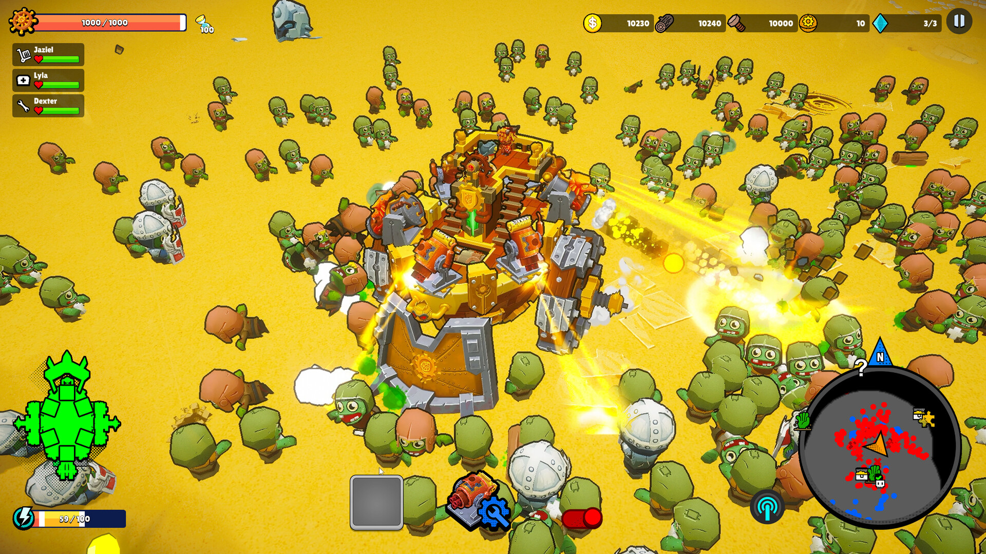 Zombie Rollerz: The Last Ship gameplay screenshot 2